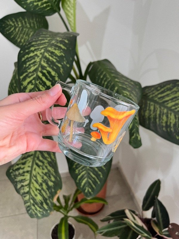 Producto - Taza vidrio Fungi