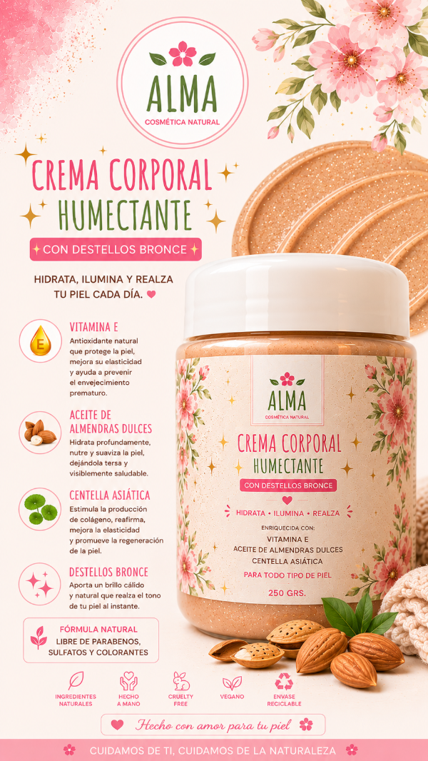 Producto - Crema humectante con destellos bronce