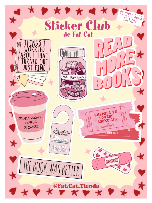 Producto - #2 Girly Book - Planchita de Stickers