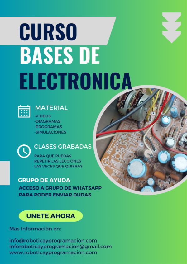 Producto - Curso Bases de Electronica "Presencial"