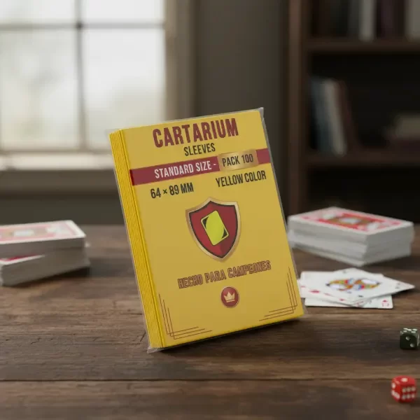 Producto - Sleeves Cartarium Standard 64x89 mm Amarillas Commander Pack x100 - 2