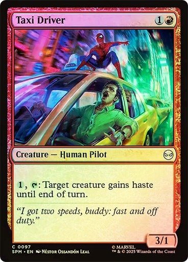 Producto - Taxi Driver Foil  Marvel's Spider-Man