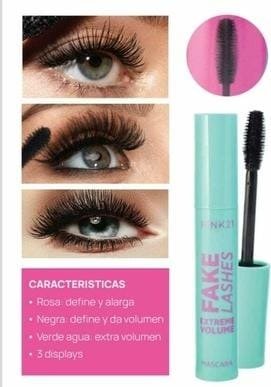 Producto - Mascara de pestañas extreme volume fake lashes Pink 21 - 1