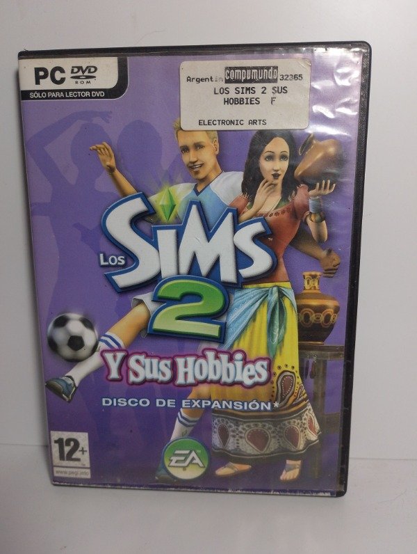 Producto - Los Sims 2 y sus Hobbies (Disco de expansión) - PC DVD