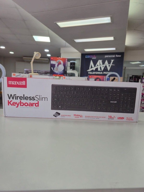 Producto - Teclado Inalambrico Slim Maxell WKB-20 347110