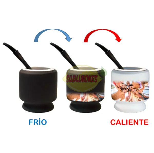 Producto - Mate mágico cerámico personalizado
