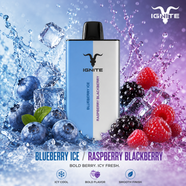 Producto - IGNITE V400 MIX BLUEBERRY ICE / RASPBERRY BLACKBERRY ICE