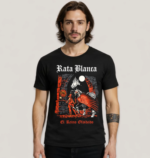 Producto - Remera Rata Blanca El Reino olvidado