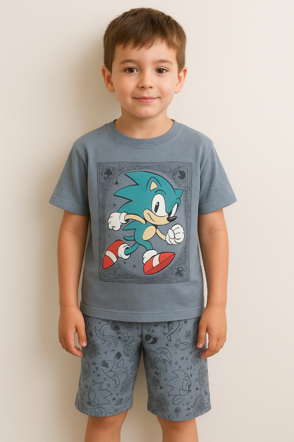 Producto - Pijama Sonic celeste
