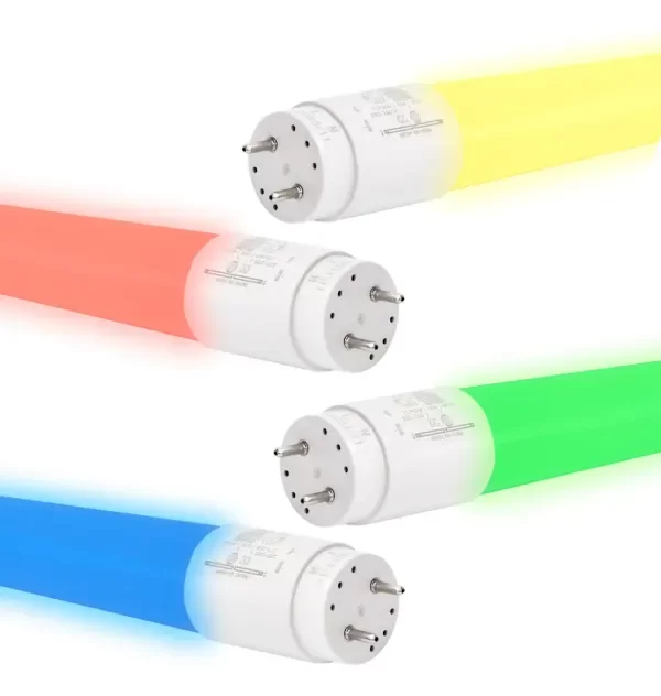Producto - Tubos Leds Light Lion de 18w Colores [Amarillo - Azul - Rojo - Verde]