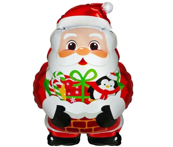 Producto - Globo Papá Noel con regalo 24'