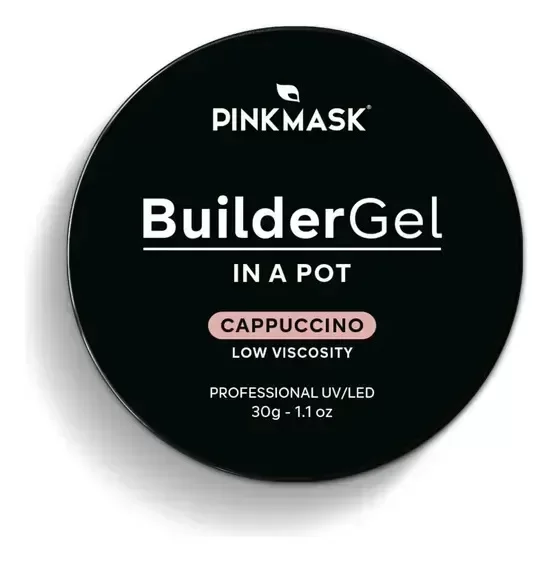 Producto - Builder gel in a pot CAPPUCCINO Pink mask - 0