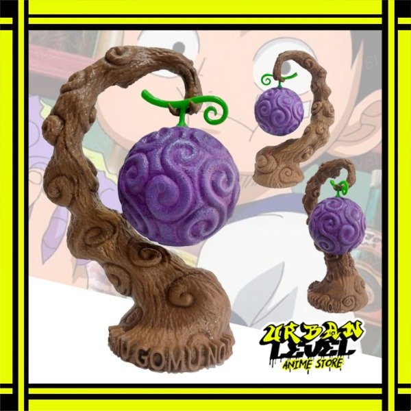 Producto - Figura One Piece - Fruta Gomu Gomu no Mi con Base
