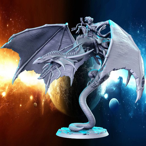 Producto - Figura Montando Dragón - Dungeons and Dragons