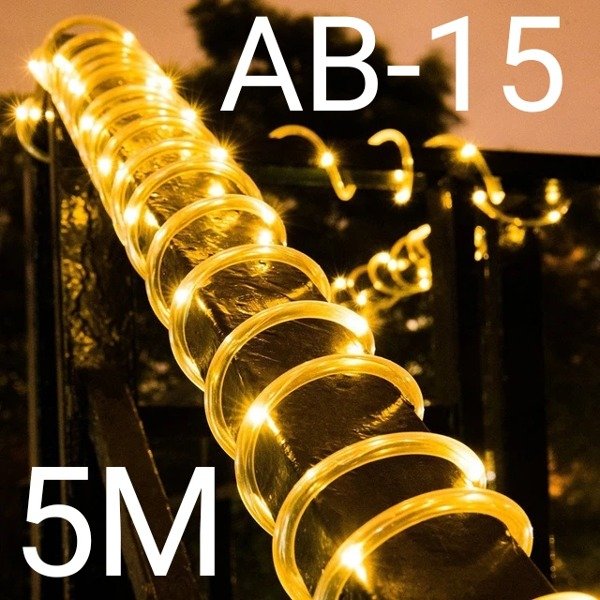 Producto - Luces manguera cálida 5mts AB-15