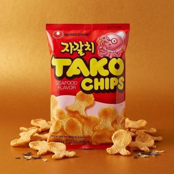 Producto - Snack Tako Chips Pulpo - Nongshim