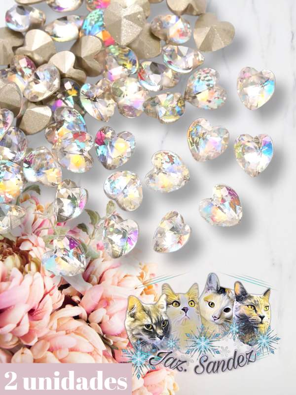 Producto - CRISTAL CORAZON x2