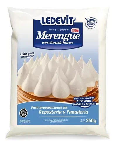 Producto - Merengue en polvo ledevit 250 grs