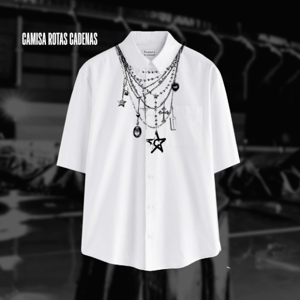 Camisa mangas cortas Rotas b