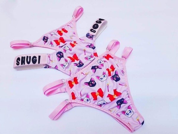 Producto - Pack bombis x 3 Sailor Moon fondo rosa