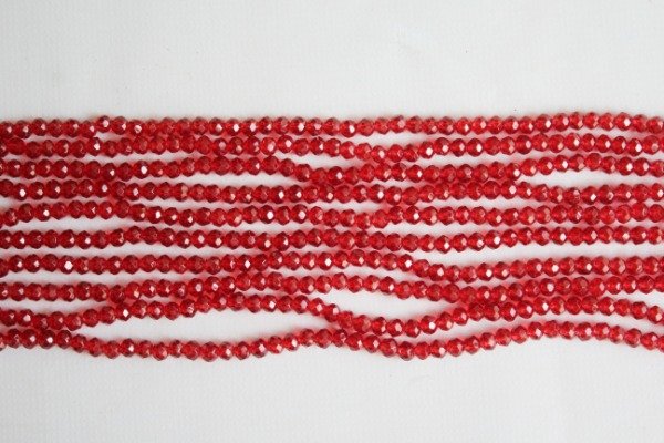 Producto - Cristal de Roca Rojo Traslúcido Oscuro 4 mm