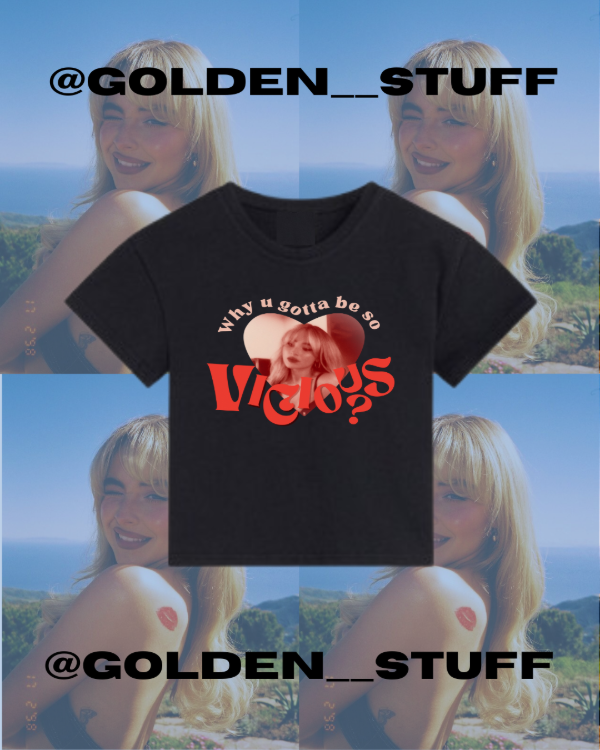 Producto - BABY TEE DISEÑO 12 - SABRINA CARPENTER