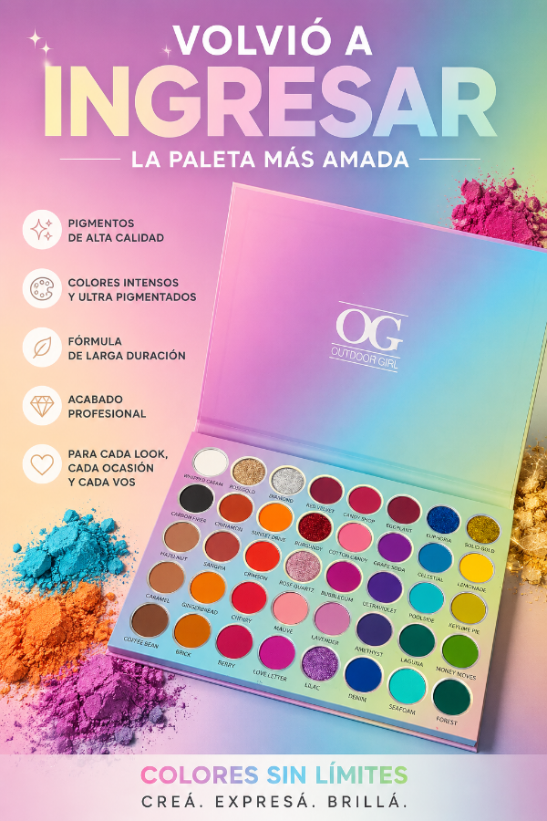 Producto - PALETA DE COLORES LIVING IN FULL COLOR CON 40 TONOS - 1