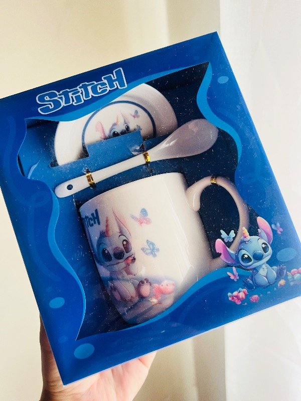 Producto - Set de Taza + cuchara + plato stich