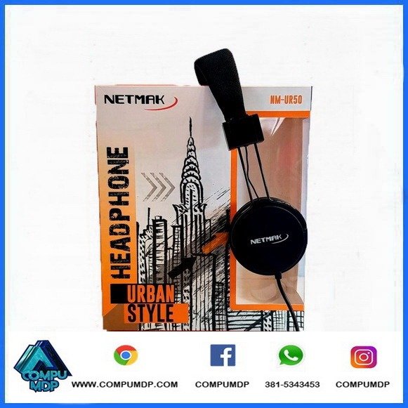 Producto - AURICULAR NETMAK URBAN UR-50 MANOS LIBRES