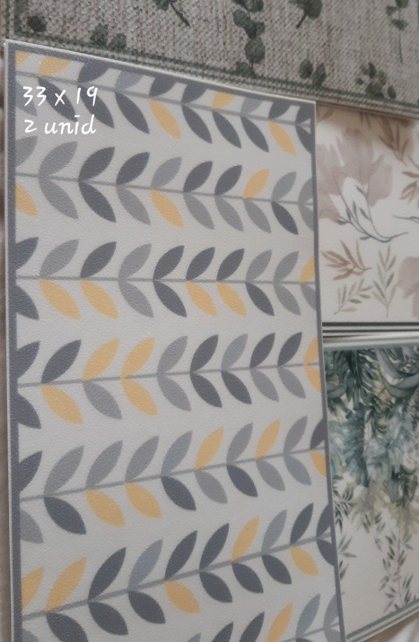 Producto - Individual vinilico gris y amarillo