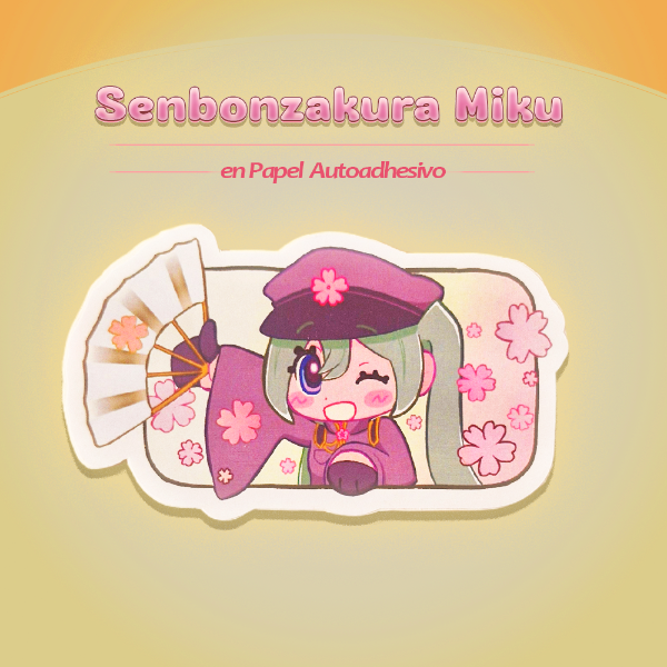 Producto - Senbonzakura Miku (sticker)