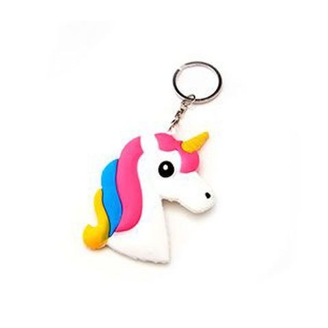 Producto - LLAVERO DE GOMA UNICORNIO 7.5CM X UNIDAD -