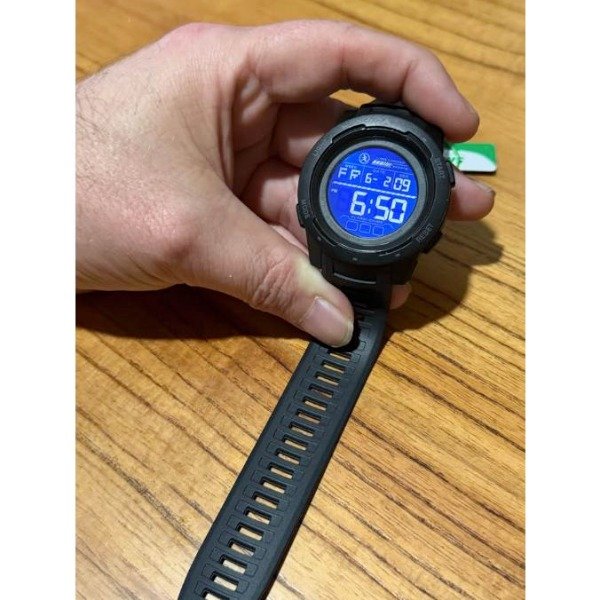 Producto - Reloj para hombre deportivo digital negro con luz - 2