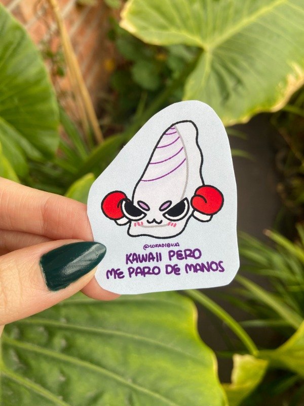 Producto - STICKER CONICET CARACOL KAWAII