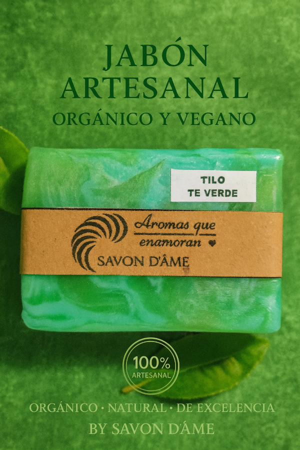 Producto - Jabón Artesanal de Tilo y Te Verde
