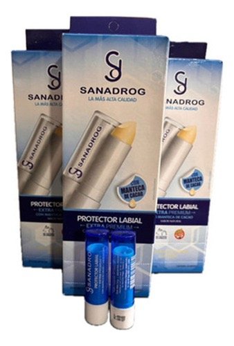 Producto - Protector labial con manteca de cacao Sanadrog