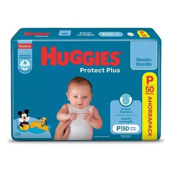 Producto - Huggies Protect Plus Pequeño X50 unidades