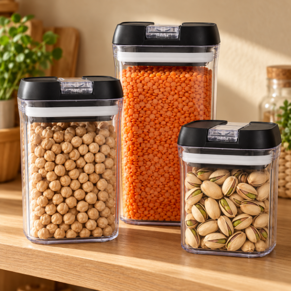 Producto - SET FLIP DE 3 CONTENDORES CON CIERRE AL VACIO - 3