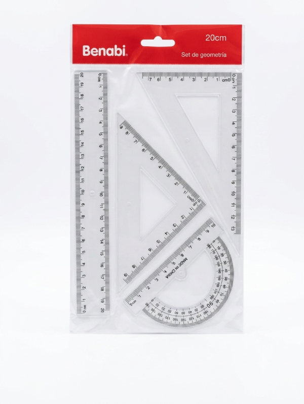 Producto - Set Geometría Benabi 4 piezas