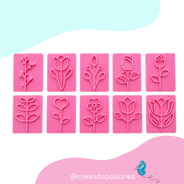 Producto - Stamp Flores Diseño 4