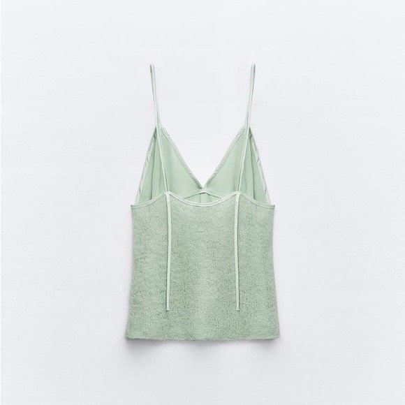 Producto - Top satén combinado Zara - 6