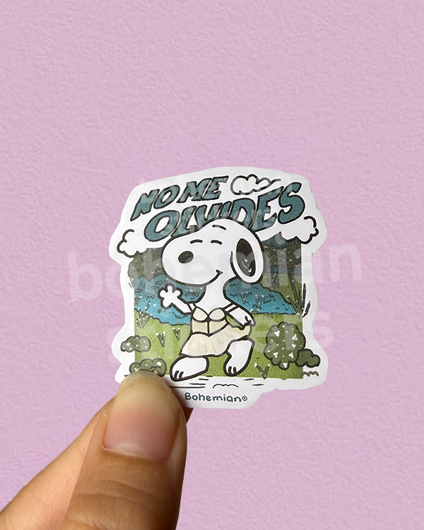 Producto - SNOOPY ANGELA "NO ME OLVIDES" - Sticker Individual de Angela Torres