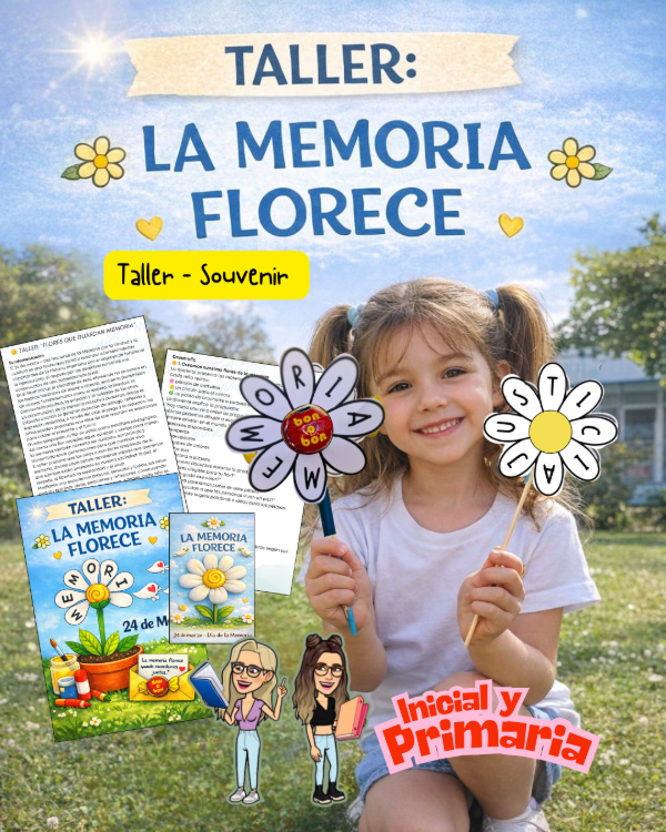 Producto - TALLER. LA MEMORIA FLORECE. 24 de marzo