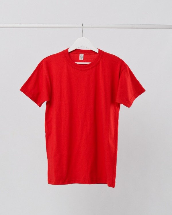 Producto - Remera basica lisa Rojo