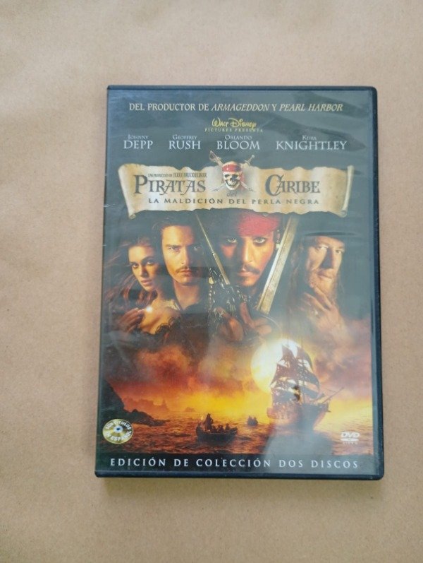 Producto - Piratas del Caribe La maldición del Perla Negra - Verbinski Depp - DVD Doble