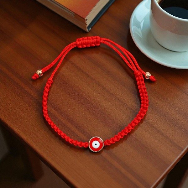 Producto - Pulseras Trensadas De Proteccion Ojo Turco Rojo