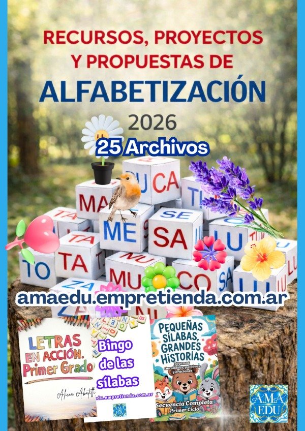 Producto - KIT COMPLETO DE ALFABETIZACIÓN - Sílabas, Juegos e Historias (Primer Ciclo)