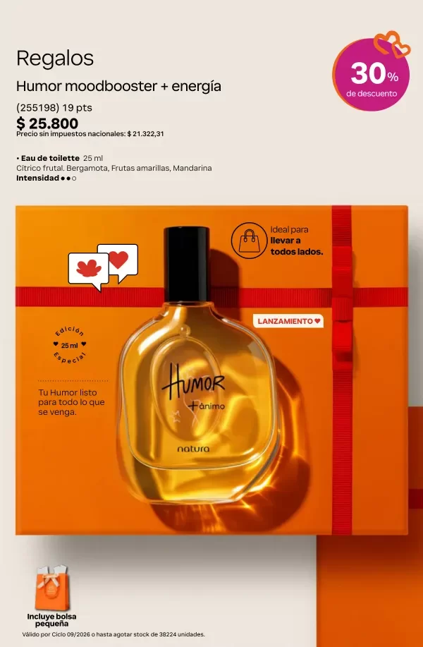 Producto - Humor moodbooster + energía
