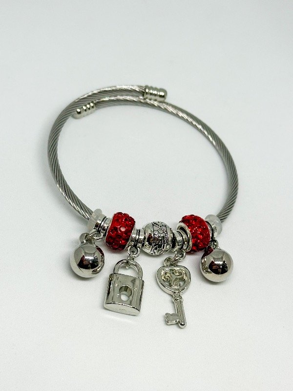 Producto - Pulsera charm acero quirúrgico p35