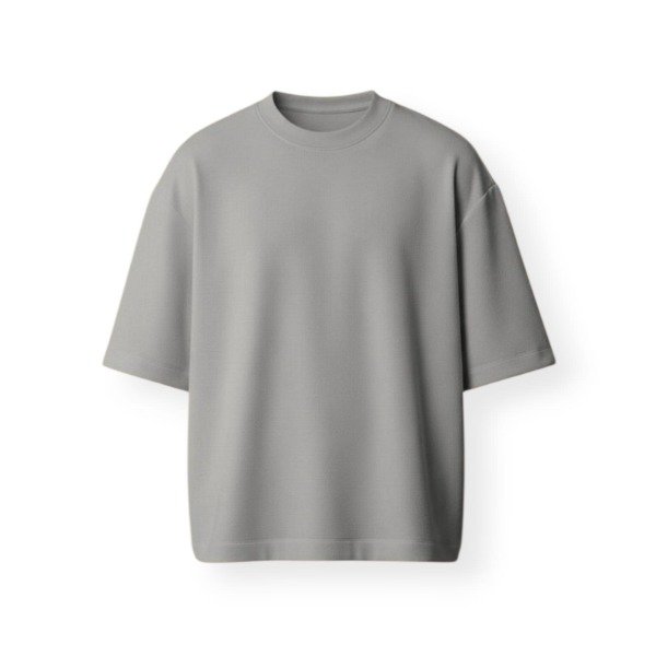 Producto - REMERA BOXY - GRIS TOPO
